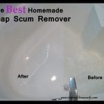 Inspired-Housewife: The Best Bathroom Homemade Cleaner Scum Remover
