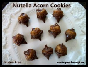 Nutella Chocolate Kiss Acorn Cookie