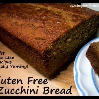 Gluten Free Zuchinni Bread