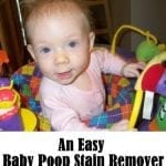 An Easy Baby Poop Stain Remover