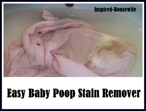 An Easy Baby Poop Stain Remover