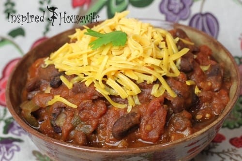 Super-Easy Crock-Pot Vegetarian Chili