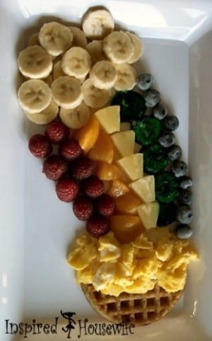 St. Patrick’s Day Rainbow Pot O’Gold Kid’s Breakfast