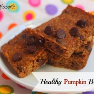 Healthy Pumpkin Brownies