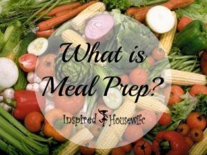 What is meal prep?