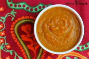 For a healthy and quick make ahead meal try this healthy butternut squash soup. It is super creamy, gluten free, and 21 Day Fix approved.