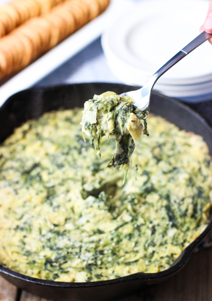 Healthier Spinach Artichoke Dip
