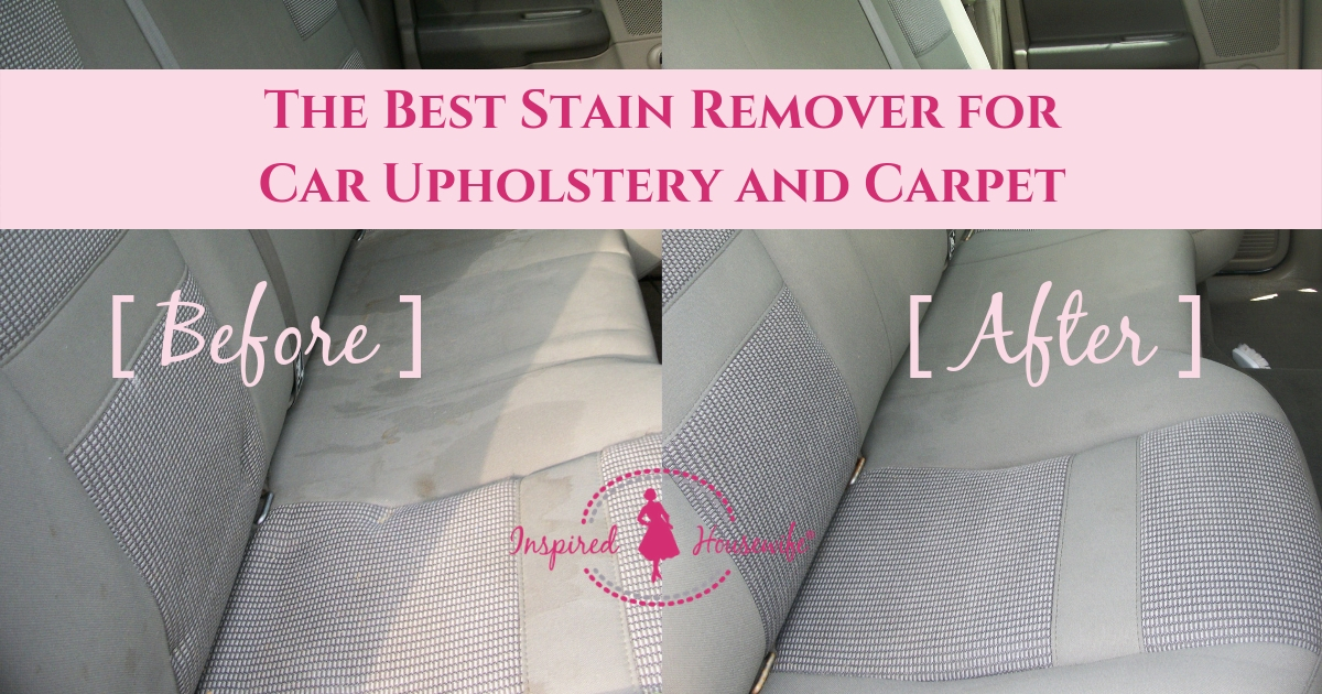 Easy Car Upholstery Stain Remover, Car Seat Cleaner Homemade