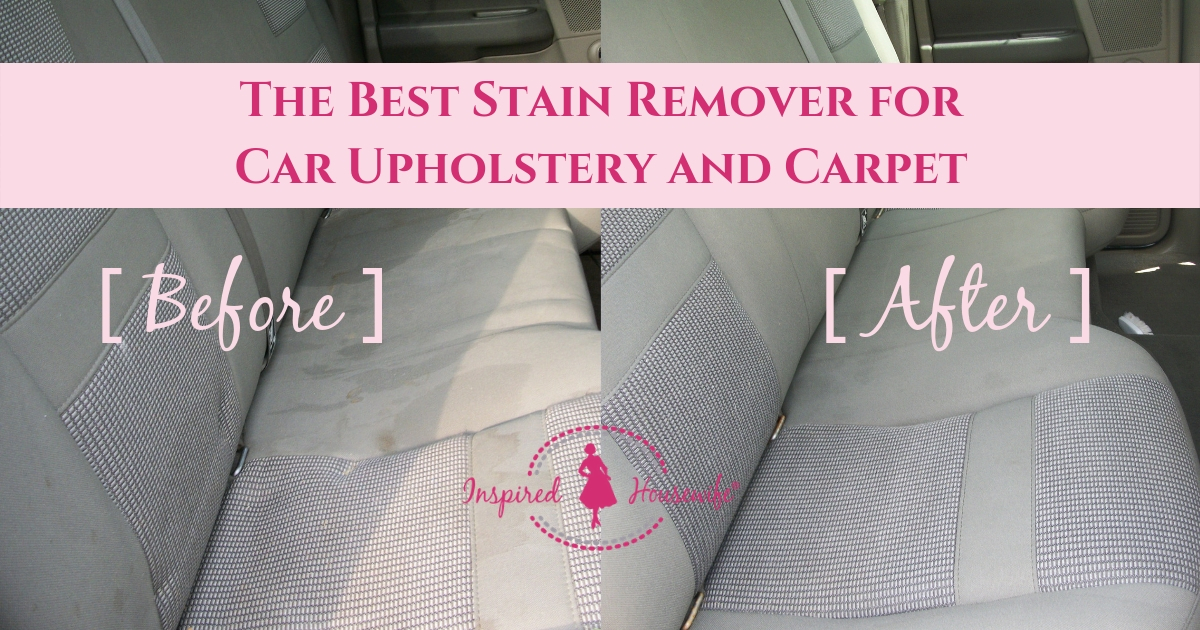 Easy Car Upholstery Stain Remover